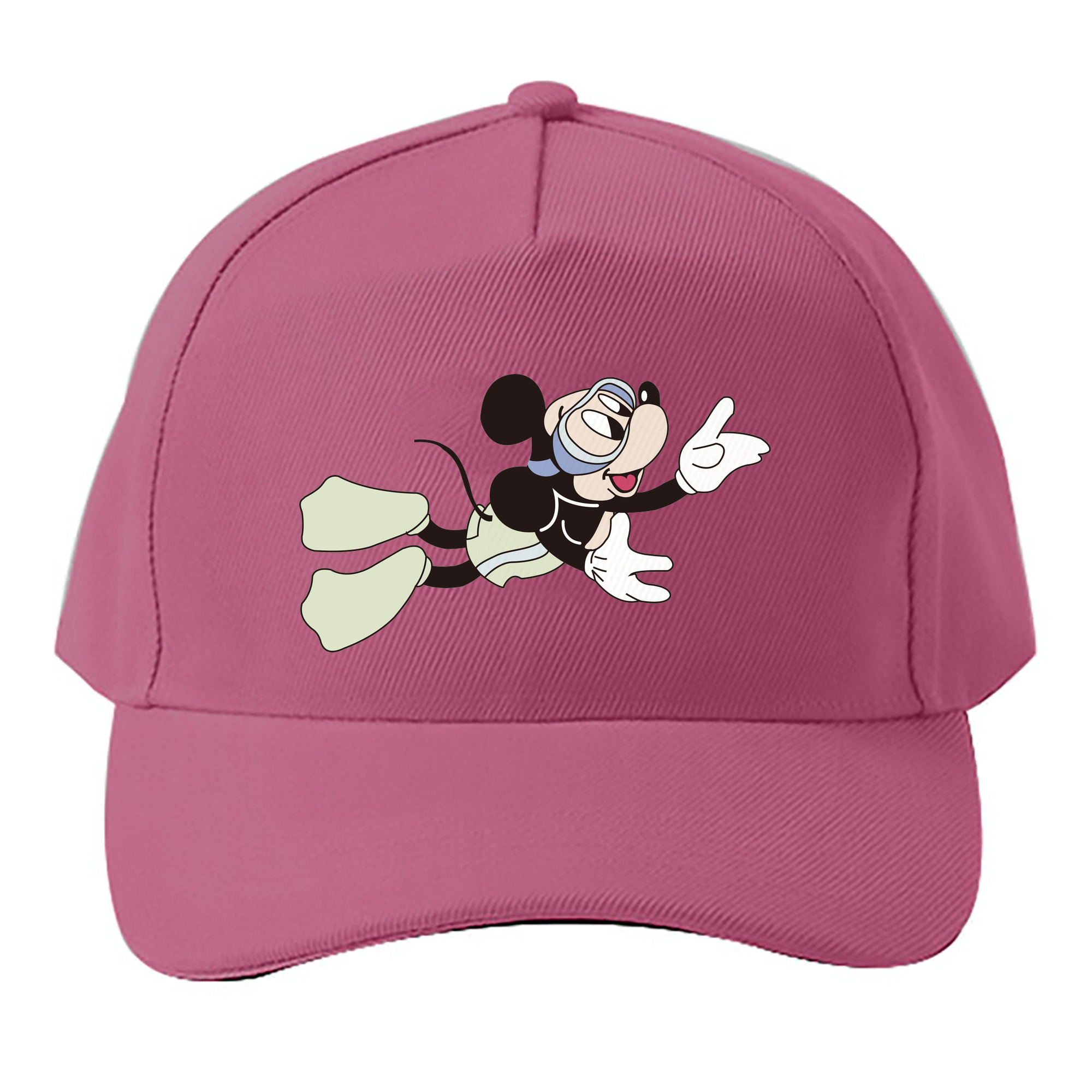 （画像用） ミッキーマウス Mickey Mouse ベースボールキャップ 綿100％ 男女兼用 帽子 スポーツ